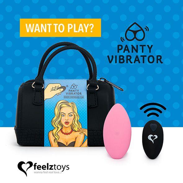 FeelzToys – Panty Vibe Remote Controlled Vibrator Pink