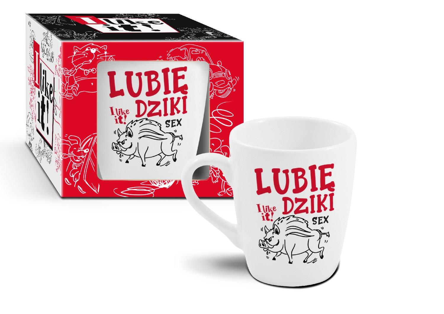 Kubek-Baryłka 300ml – Lubię dziki sex – I LIKE IT