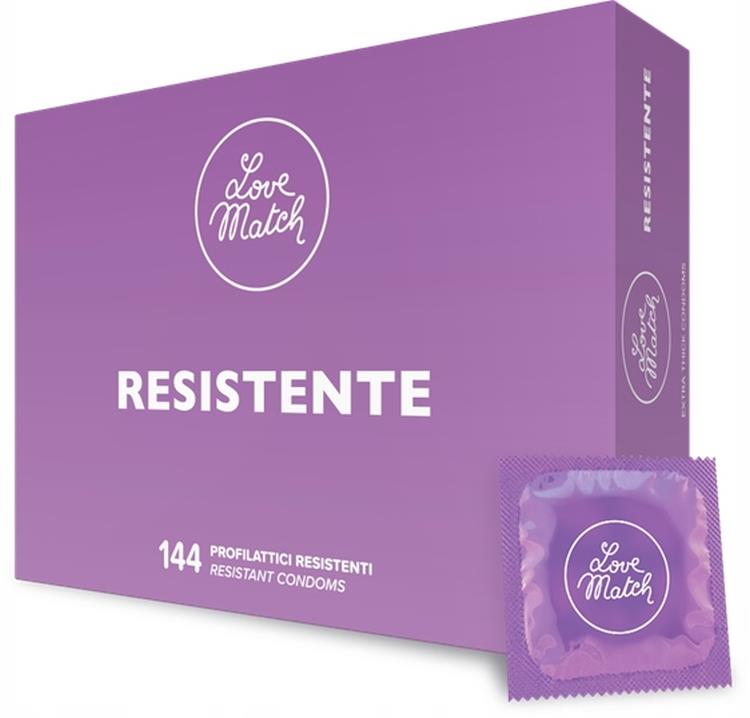 Prezerwatywy-Love Match Resistante – 144 pack