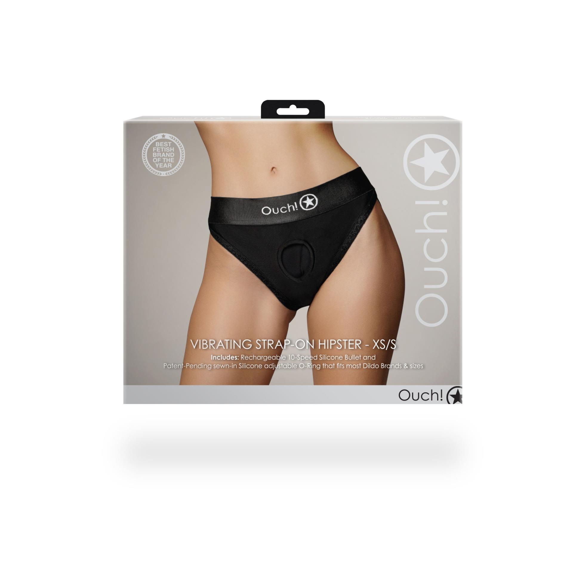 Vibrating Strap-on Hipster – XS/S