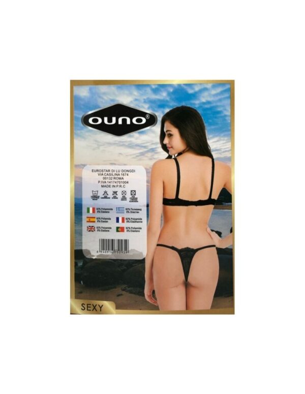Ouno-Sexy Lingerie Set 2 parts-S/M-Black