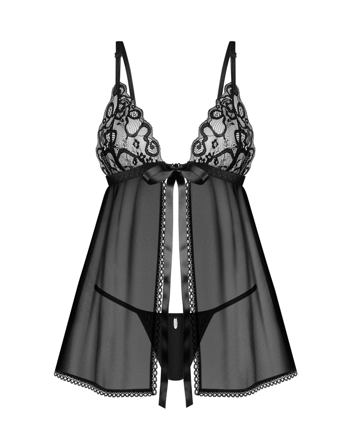 Blomentis babydoll i stringi M/L
