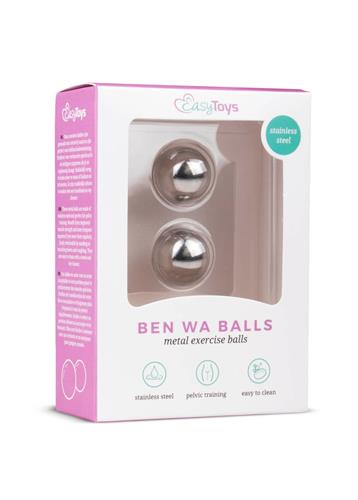 Kulki-Silver ben wa balls – 19mm