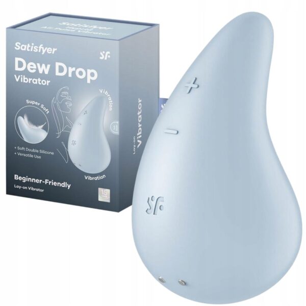 Dew Drop Satisfyer Wibrator Masażer Łechtaczki blue