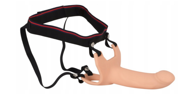 Strap-on dildo przedłużenie penisa elastyczne 26cm
