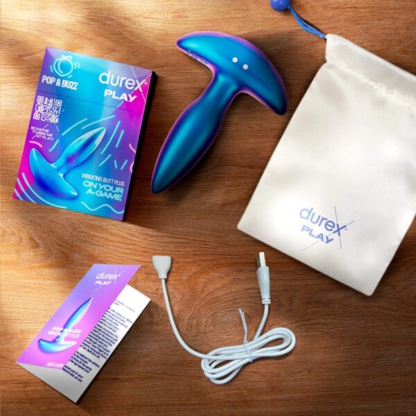Durex Play Pop&Buzz wibrujący korek analny