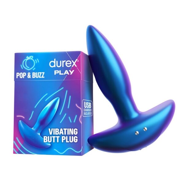 Durex Play Pop&Buzz wibrujący korek analny
